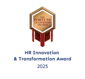 HR Innovation and transformation award from Fortune Leadership Awards 2025